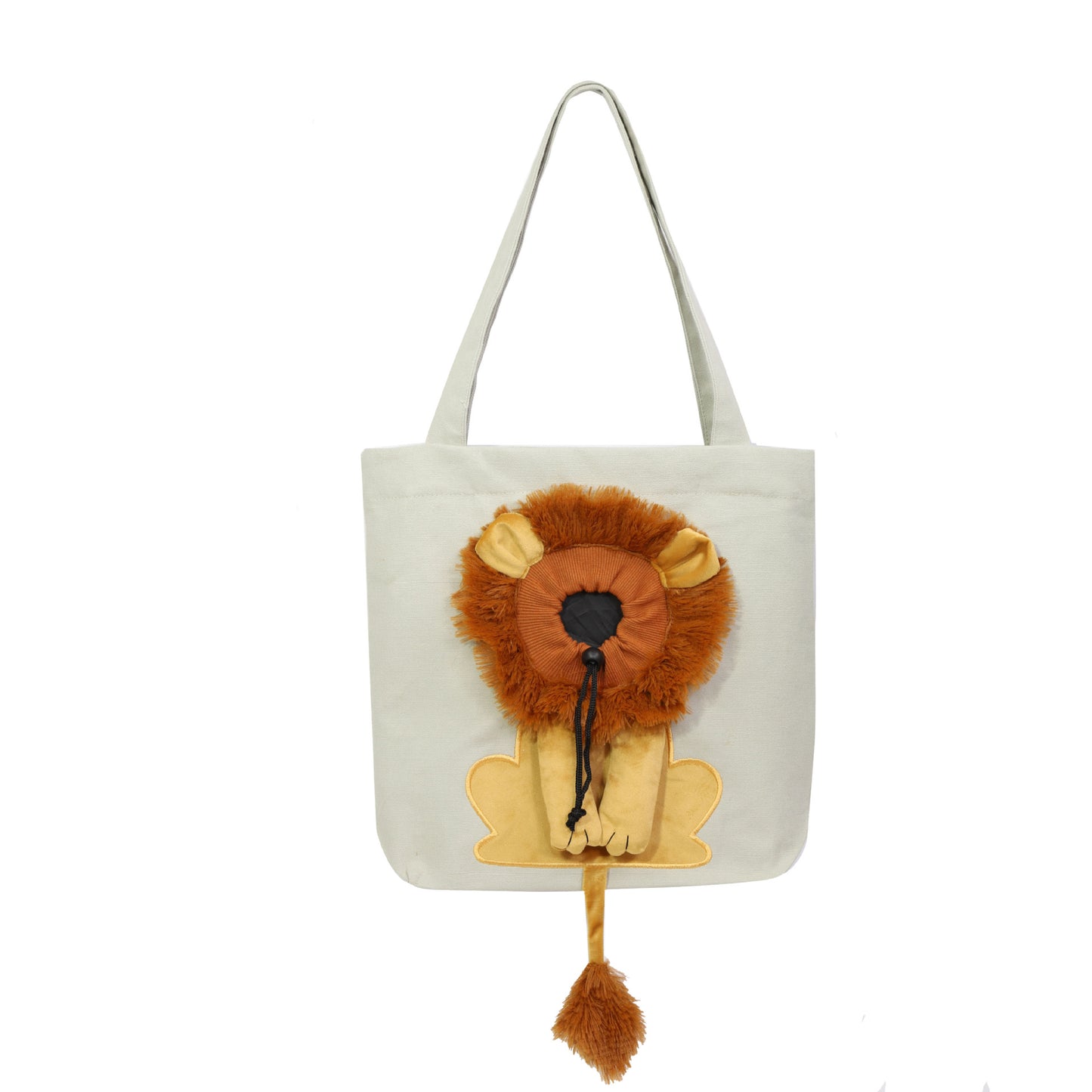Cute Lion Pet Carrier – Travel Bag for Small Cats & Dogs