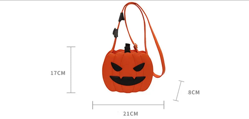 Playful Pumpkin Shoulder Bag to Brighten Halloween Nights