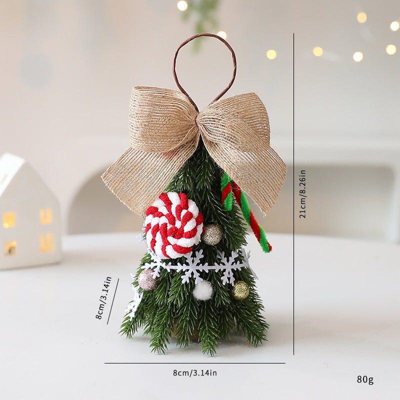 Mini Christmas Tree Decor Set DIY – Festive Home & Party Table Ornament Gift
