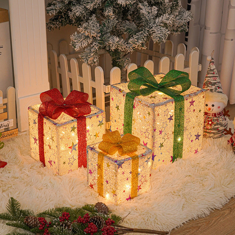 Luminous Christmas Gift Box – Easy Outdoor Holiday Style