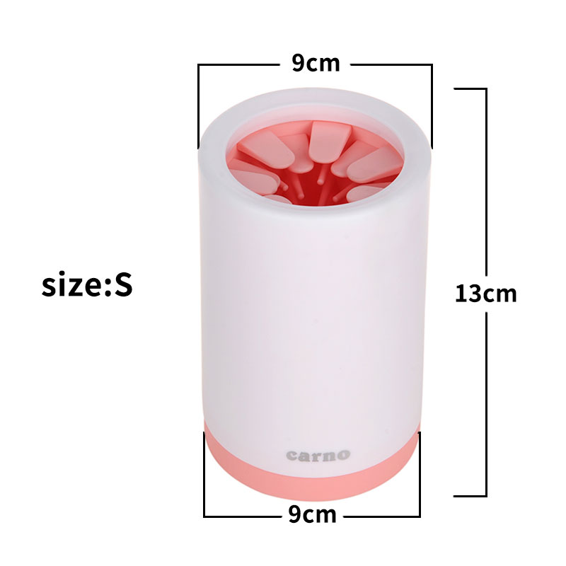 Portable Dog Paw Cleaner Cup – Soft Silicone Pet Paw Washer Mud Remover