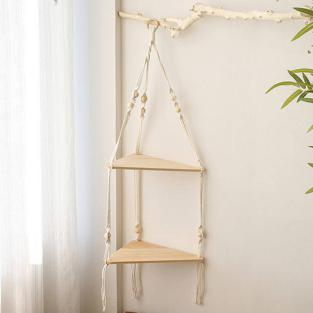 Macramé Hanging Shelf – Bring Texture to Your Home