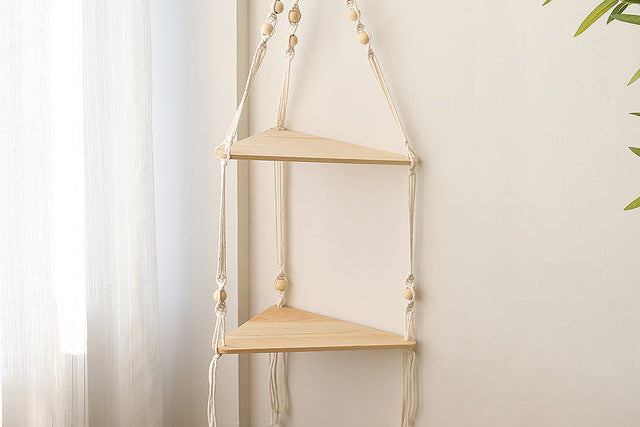 Macramé Hanging Shelf – Bring Texture to Your Home