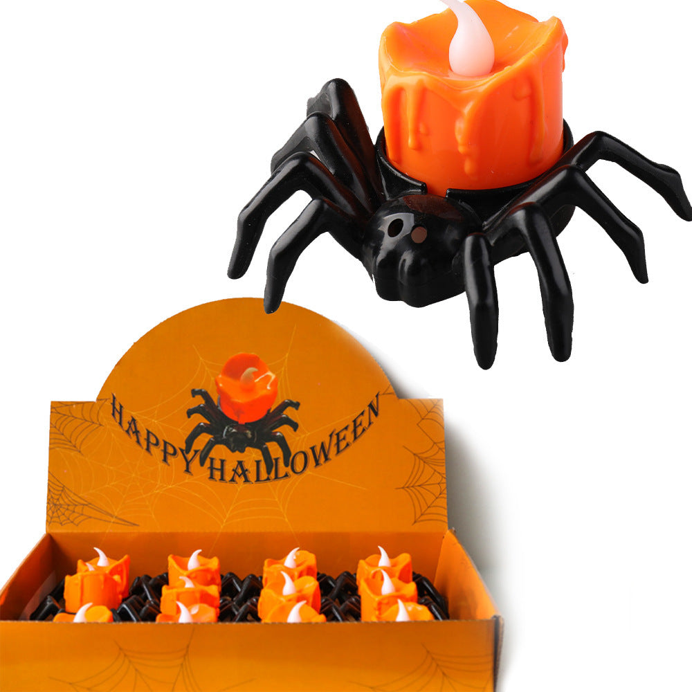 Halloween Spider Candlesticks That Light Up Your Party