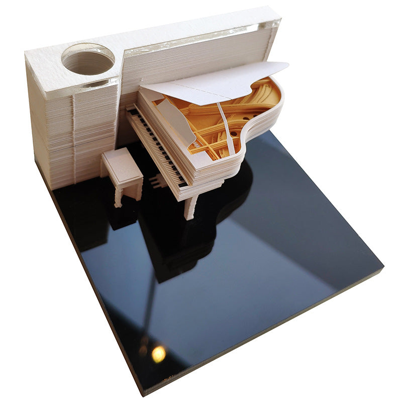 3D Paper Carving Memo Pad – Christmas Tree Notebook