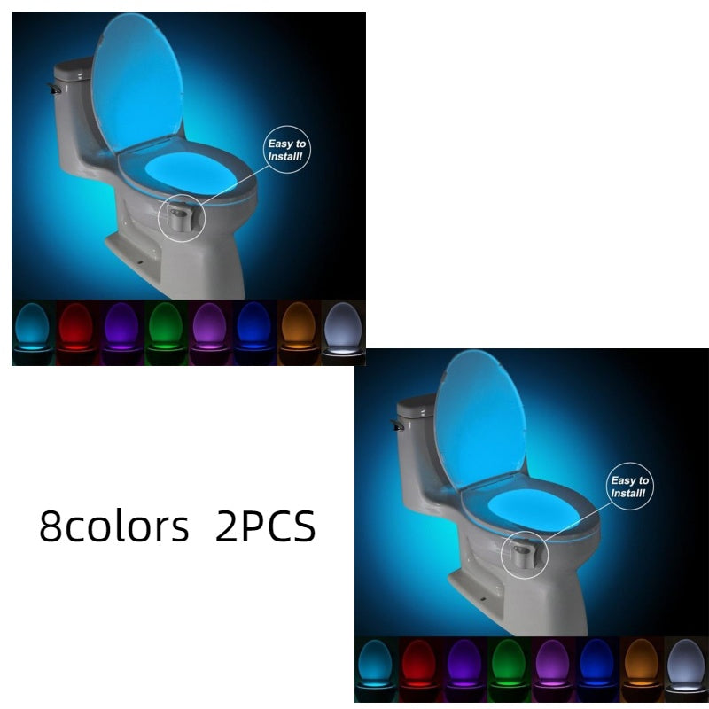 Toilet Sensor Night Light – Color Changing LED for Safe Night Bathroom Visits