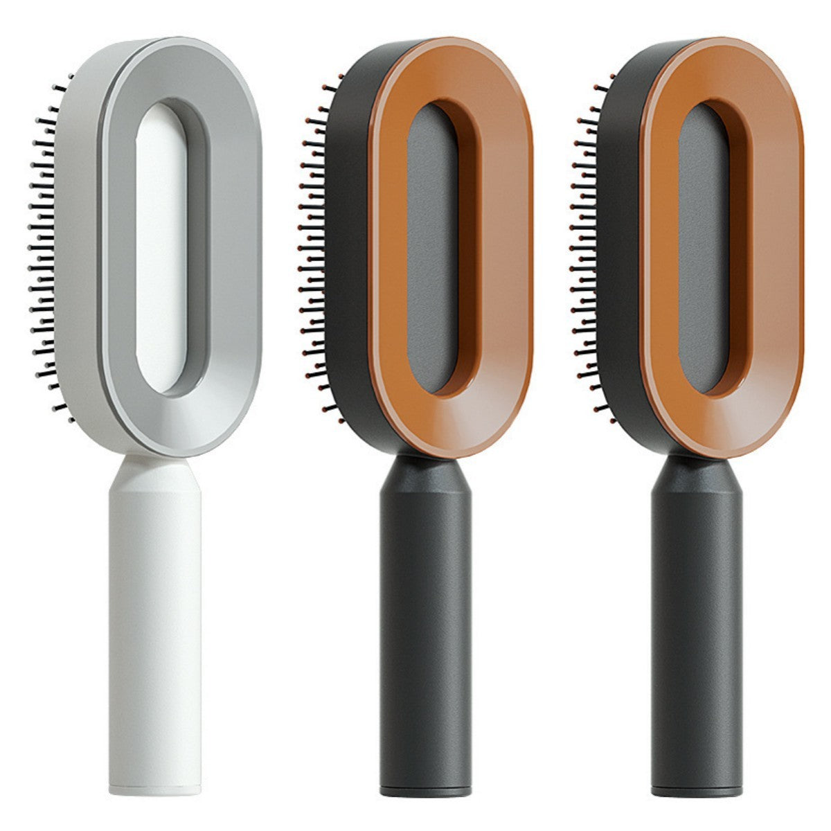 Self-Cleaning Hair Brush – Detangling & Smoothing with One-Click Hair Removal