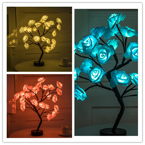 Rose Bonsai Lamp – A Touch of Magic at Night