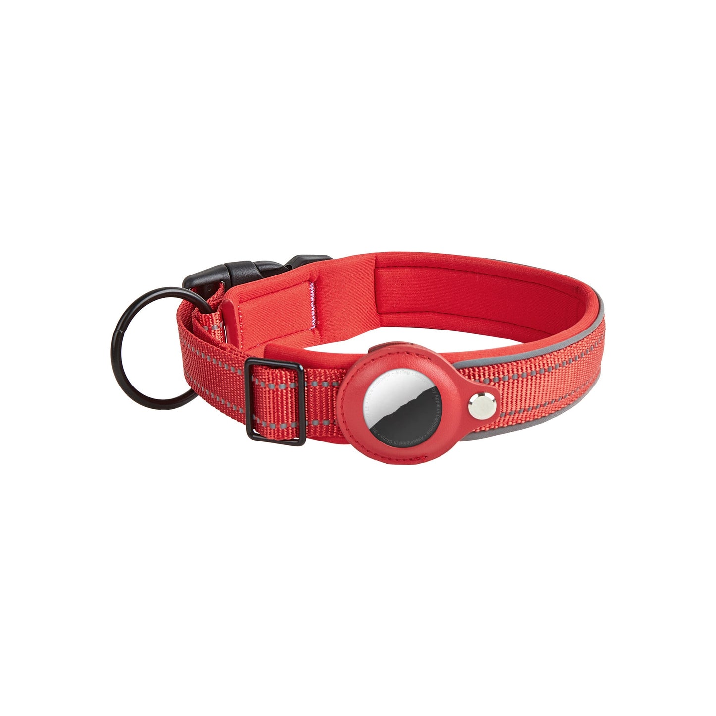 Pet AirTag Holder Collar Leather – Anti-Lost GPS Tracker for Dogs & Cats