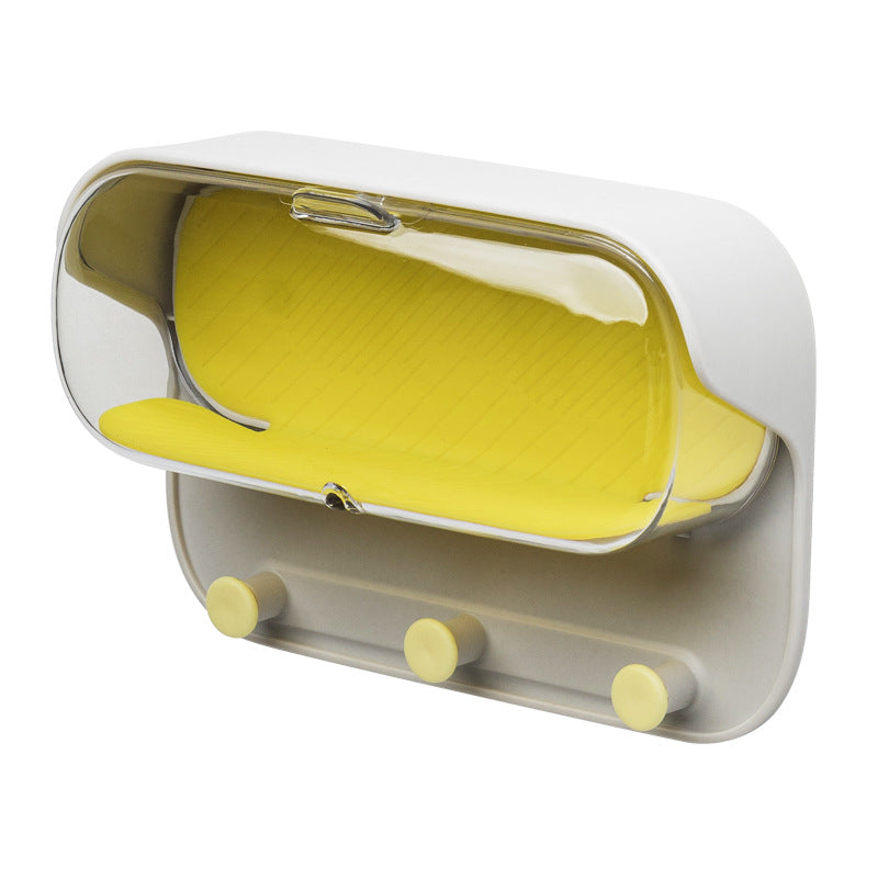 Bathroom Wall Storage Box Organizer – Punch-Free Wall Mounted Holder for Keys & Accessories