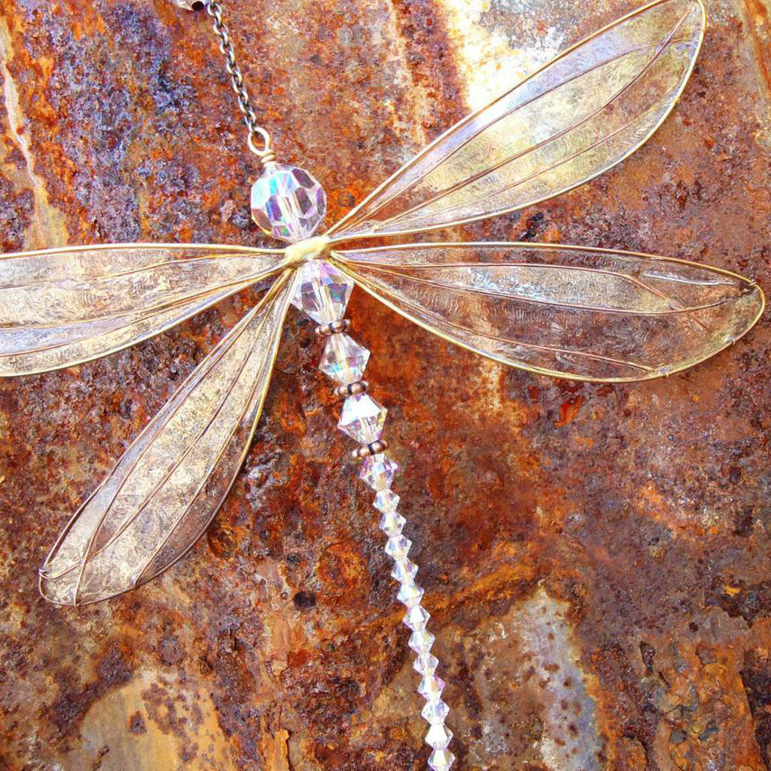 Sparkling Dragonfly Crystal Decor – Brighten Your Space Beautifully