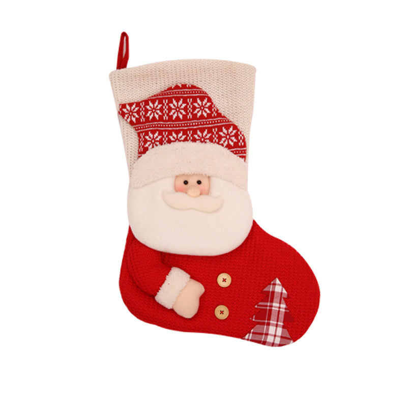 Stuffed With Cheer: Santa Knit Stocking