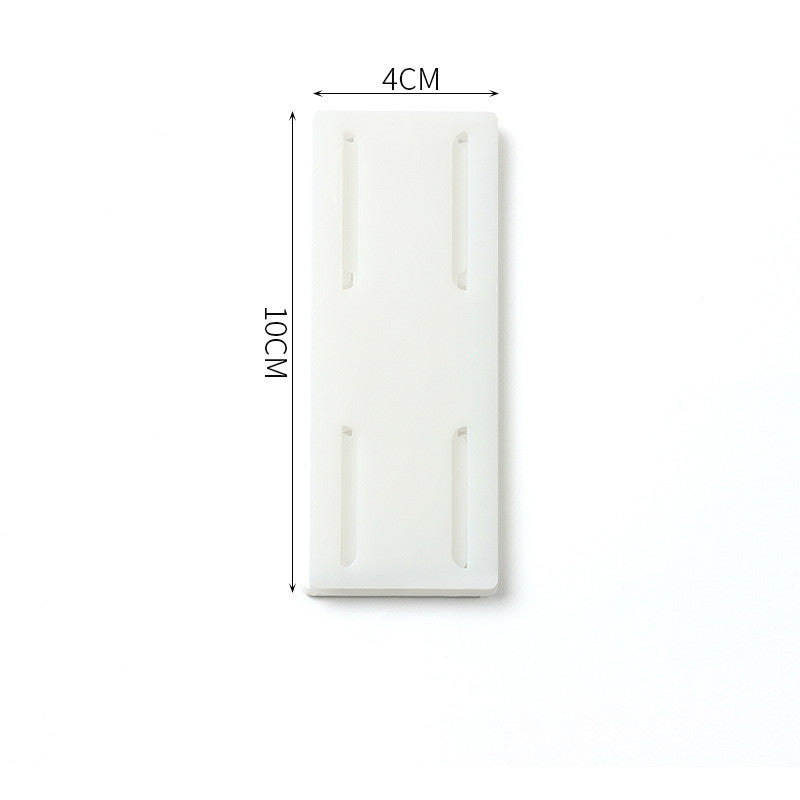 Self Adhesive Power Strip Holder – Wall Socket Organizer Cable Management Storage Rack