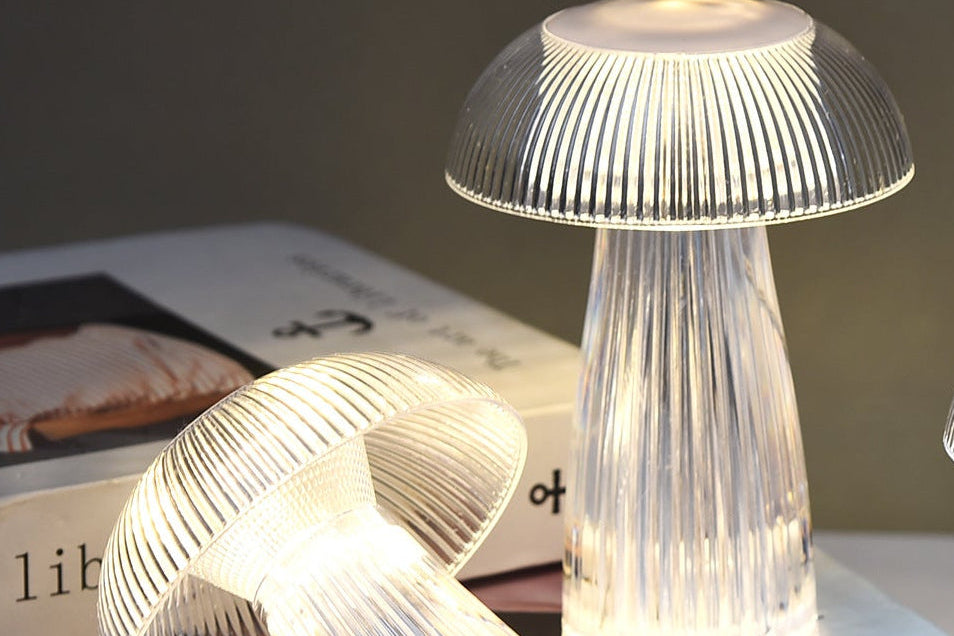 Jellyfish Table Lamp – LED Mood Light for Bedroom, Desk & Gifts