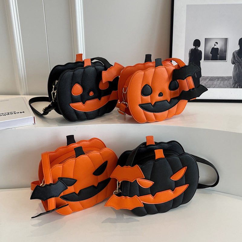 Playful Pumpkin Shoulder Bag to Brighten Halloween Nights