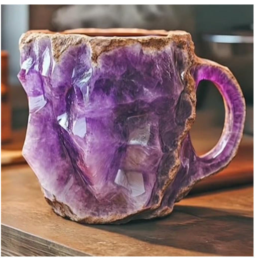 Resin Crystal Coffee Cup – Add Sparkle to Sip