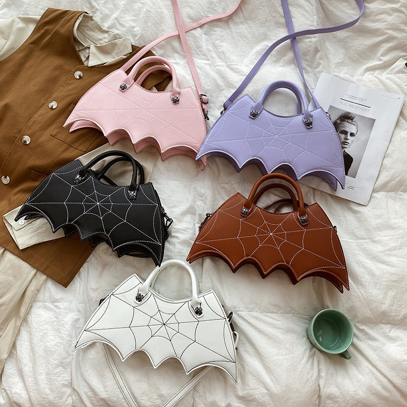 Cute Spider Web Shoulder Bag for Spooky Season