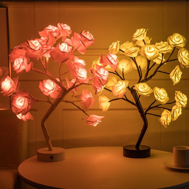 Rose Bonsai Lamp – A Touch of Magic at Night