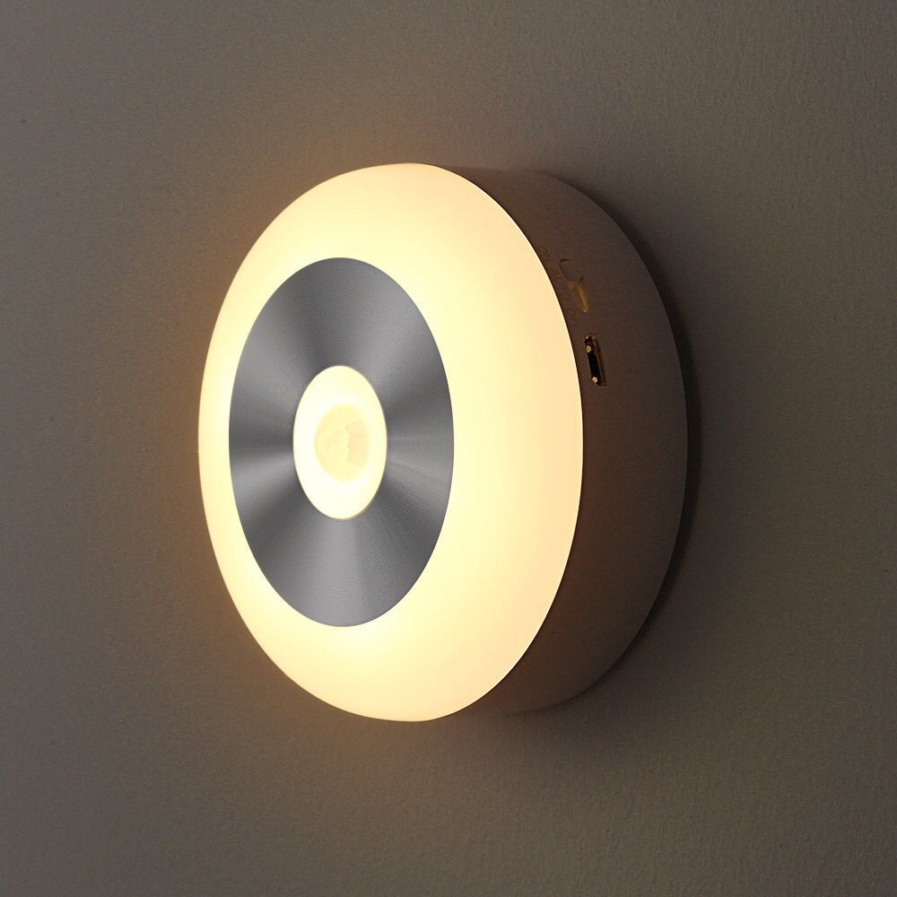 LED Motion Sensor Night Lamp – Smart Human Body Activated Light for Hallways