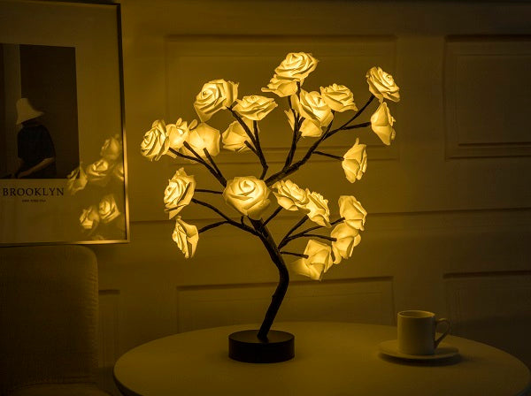 Rose Bonsai Lamp – A Touch of Magic at Night