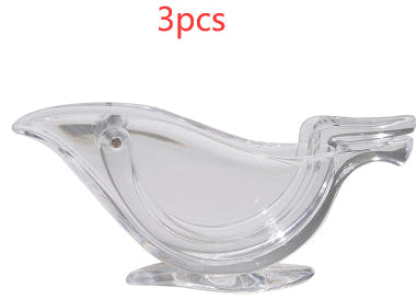 Kitchen Lemon Squeezer Manual Juicer – Bird Shape Acrylic Citrus Press Tool