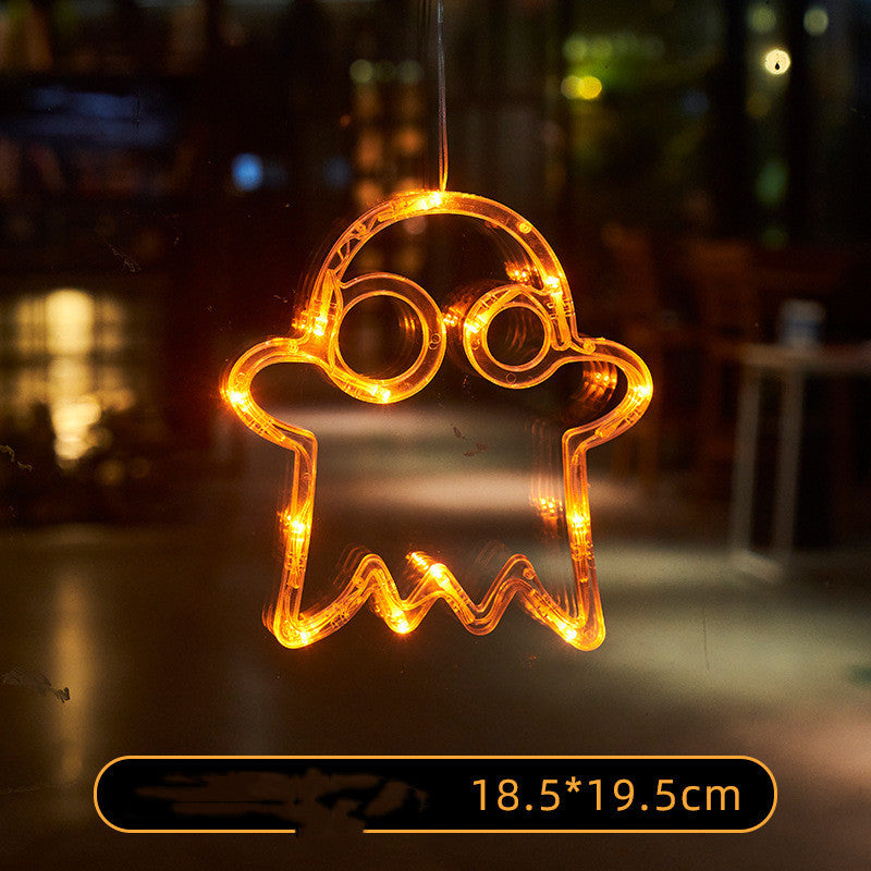 Haunted Window LED Lights – Fun Halloween Home Glow