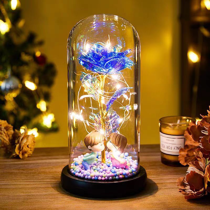 Forever Rose Night Light – Glow with Lasting Love