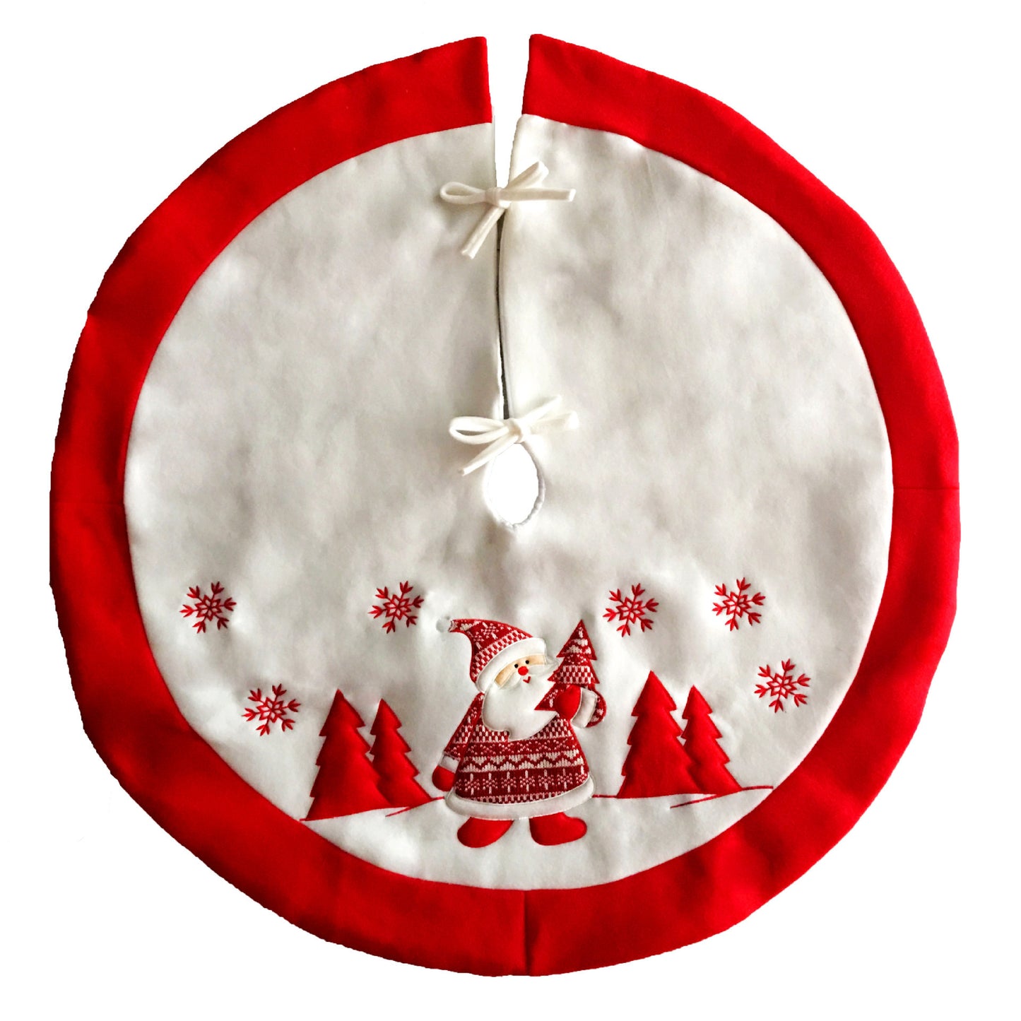 Festive Christmas Tree Skirt Decor – Holiday Tree Base Cover for Xmas Home Decoration