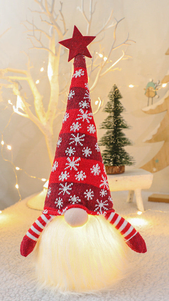 Nordic Christmas Gnome Faceless Plush Doll – Trendy Festive Home Decoration