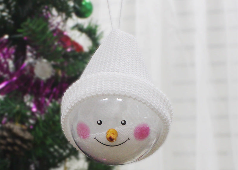 Christmas Snowman Ball Decoration for Kids’ Trees