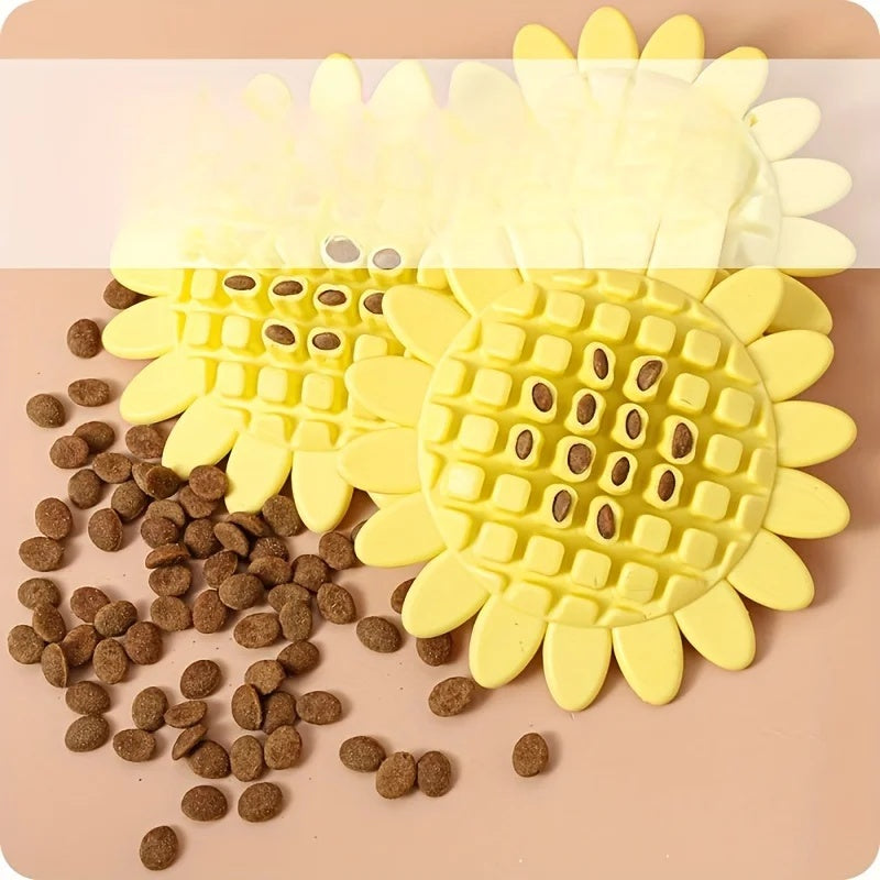 Durable Sunflower Dog Chew Toy