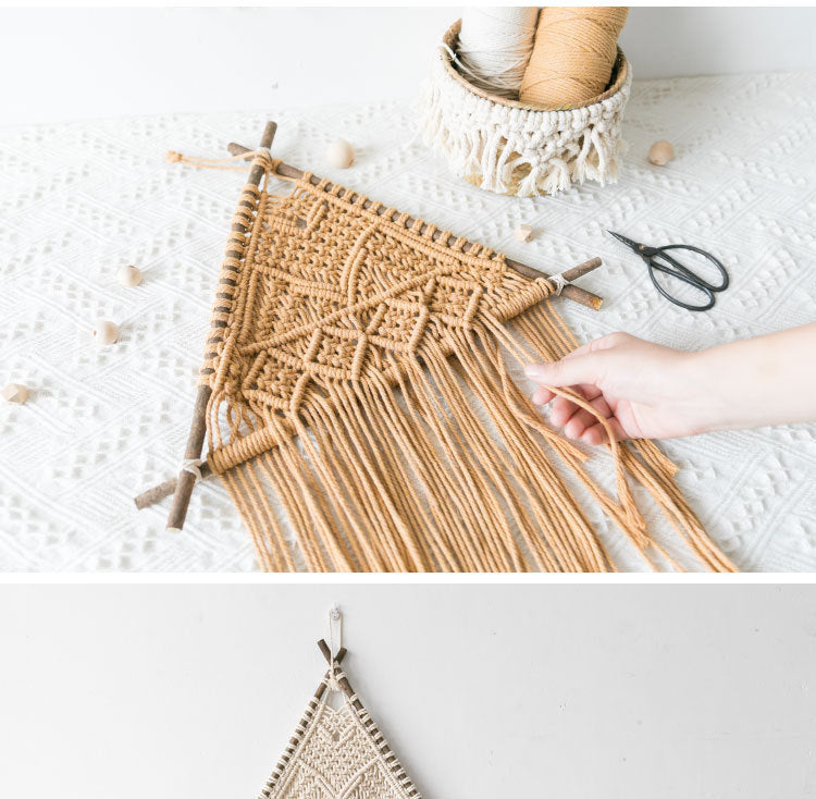Nordic Macrame Wall Hanging for Calm, Cozy Vibes