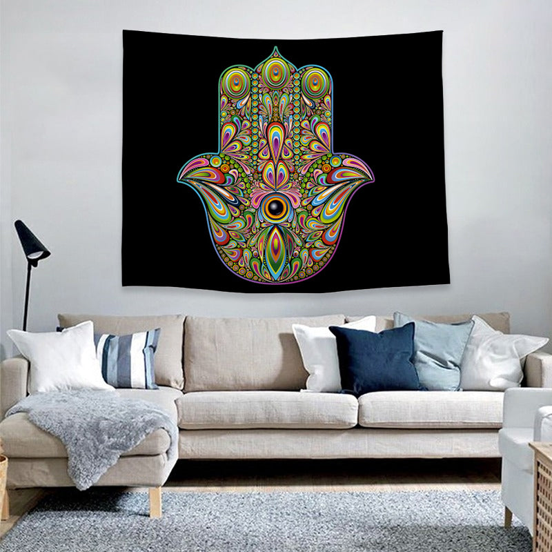 Artistic Psychedelic Tapestry – Trendy Aesthetic Wall Hanging for Modern Home Decor