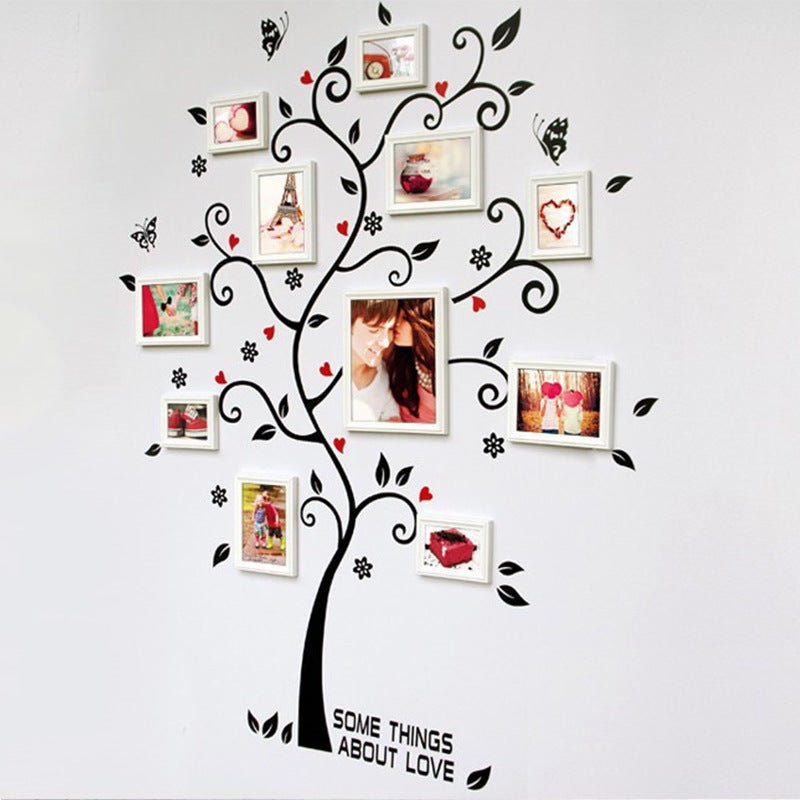 Personalized Family Tree Wall Decals – DIY Wall Sticker Decor for Modern Homes