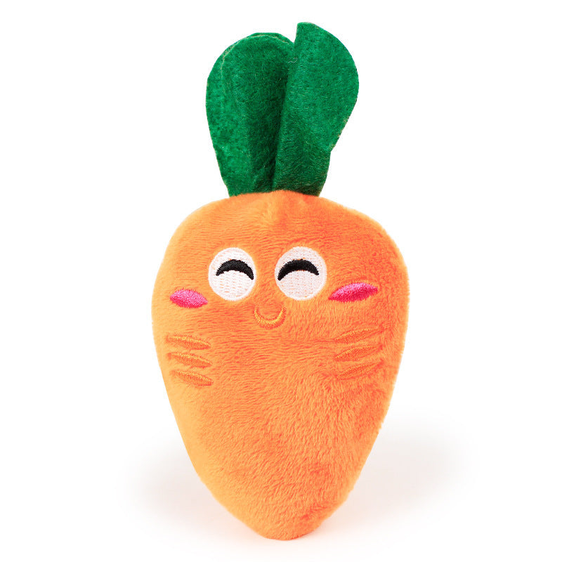 Interactive Carrot Dog Toy
