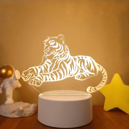Color Changing 3D LED Lamp – Remote Night Light for Room Setup