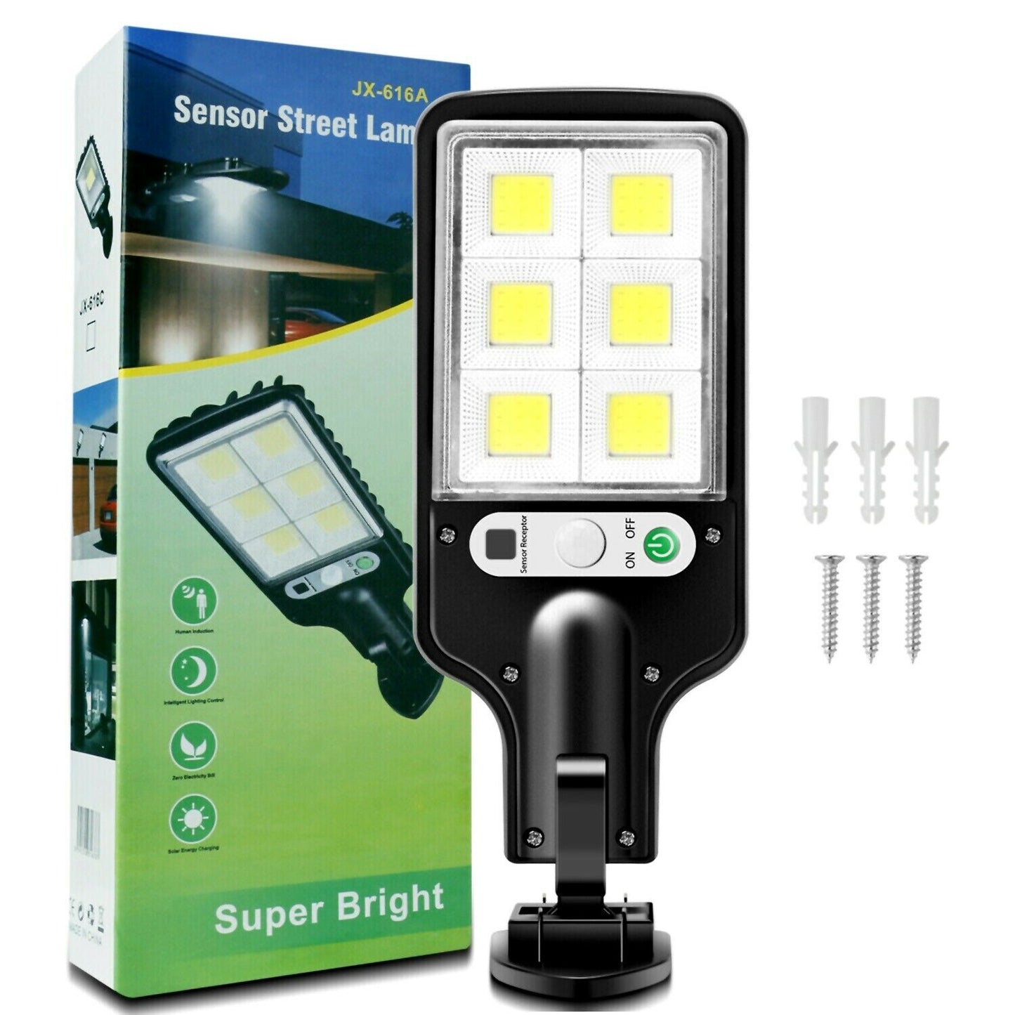 Solar LED Motion Sensor Light – Outdoor Wall Lamp for Garden, Yard & Home Security