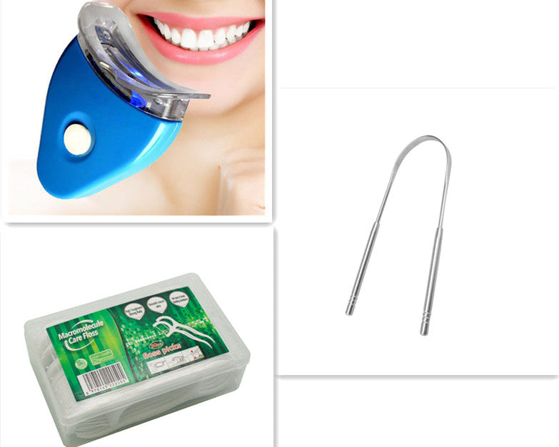Teeth Whitening Kit with LED Light – Remove Stains & Brighten Smile Fast