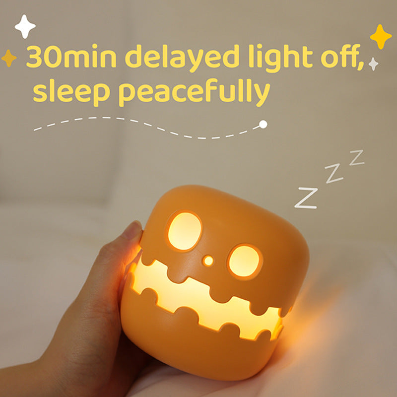 Pumpkin Bedside Lamp – Spooky Cute Halloween Décor