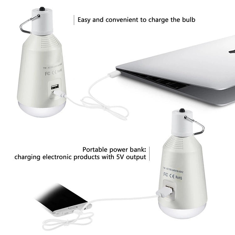 Hook-On Mini LED Lamp – Portable Lighting for Tent, Camping & Outdoor Fun