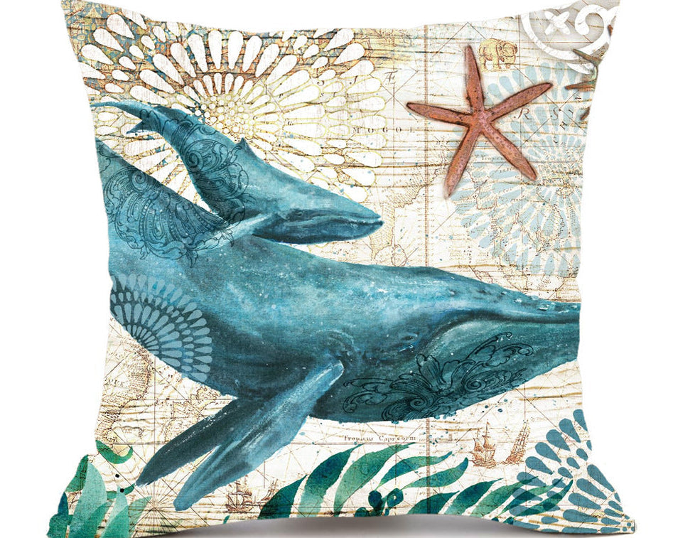 Ocean-Inspired Turtle Pillow Cases for Relaxing Spaces