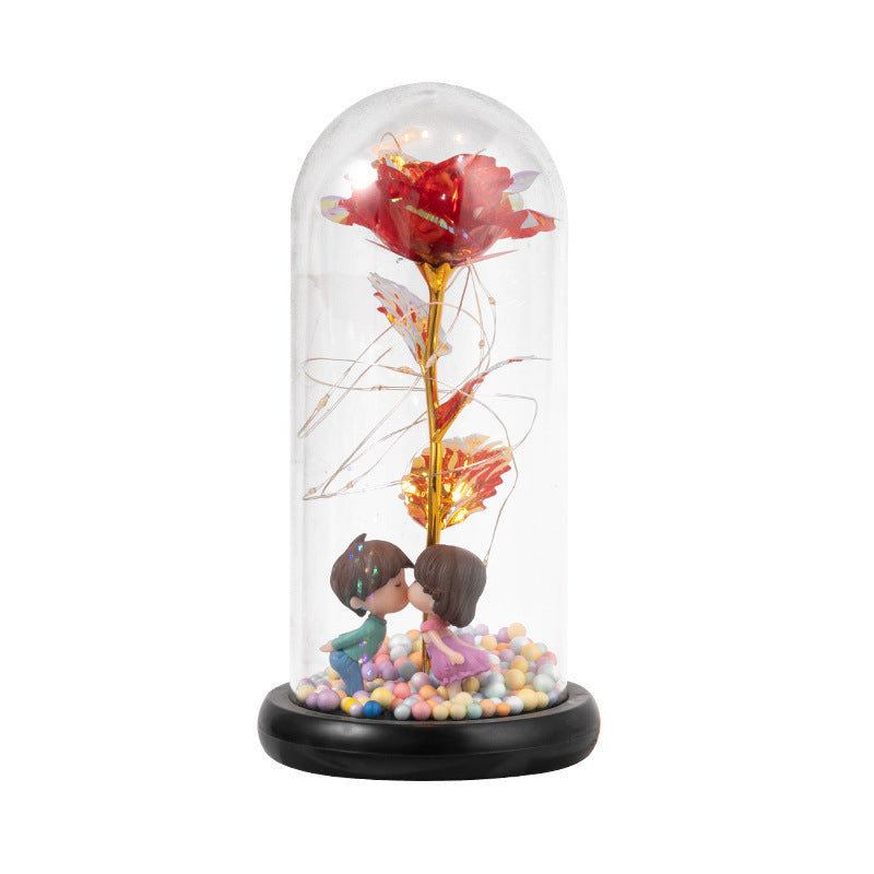 Forever Rose Night Light – Glow with Lasting Love