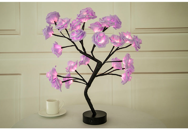 Rose Bonsai Lamp – A Touch of Magic at Night