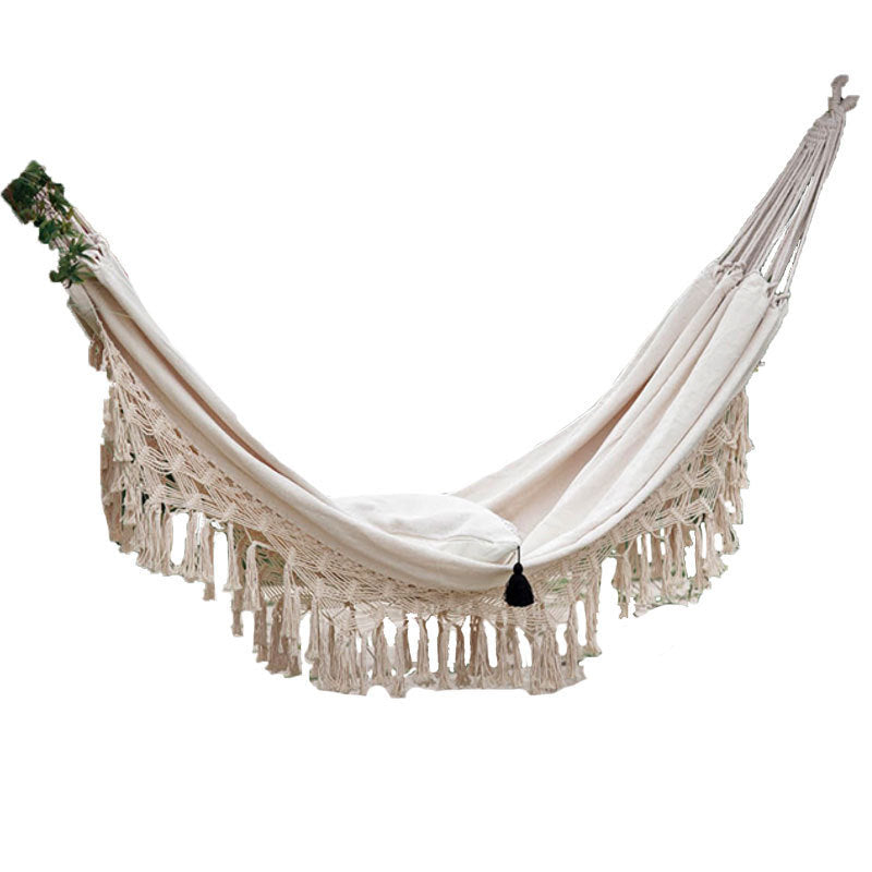 Macramé Hammock Chair – Spacious Boho Comfort for Two