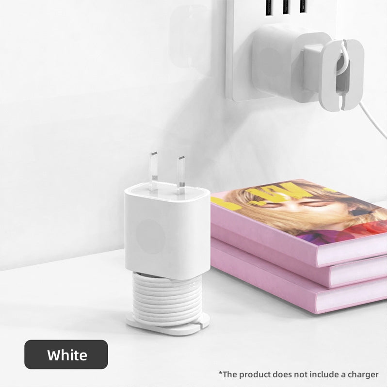 Travel Charger Cable Organizer Case – Silicone Protective Cover for Apple Fast Charging Adapter