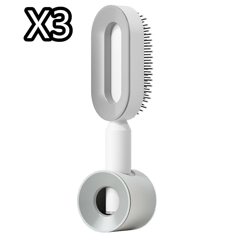 Self-Cleaning Hair Brush – Detangling & Smoothing with One-Click Hair Removal