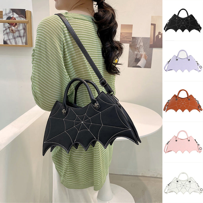Cute Spider Web Shoulder Bag for Spooky Season