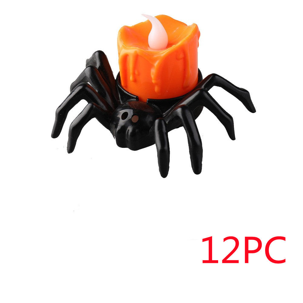 Halloween Spider Candlesticks That Light Up Your Party
