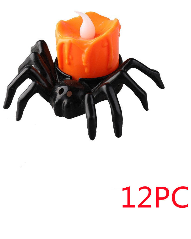 Halloween Spider Candlesticks That Light Up Your Party