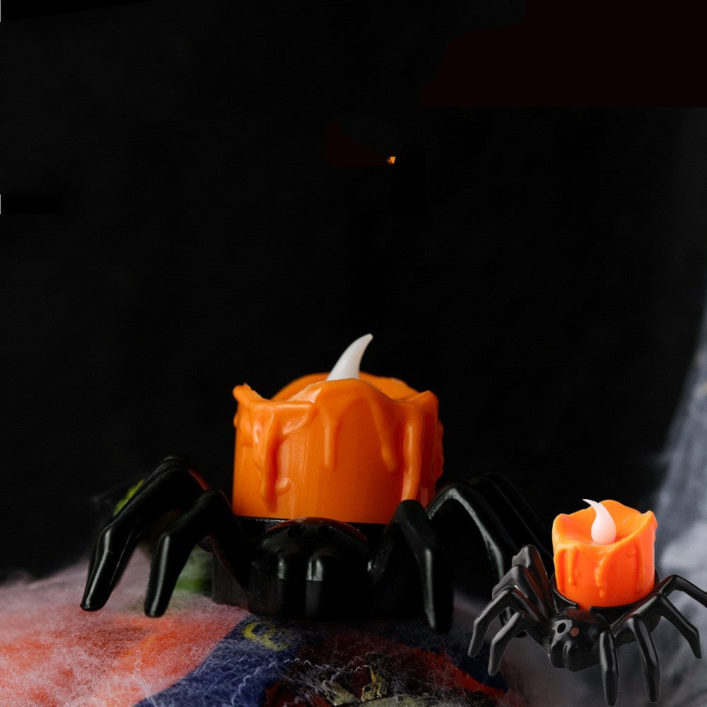 Halloween Spider Candlesticks That Light Up Your Party
